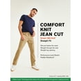 thumbnail image 3 of Dockers Men's Straight Fit Smart 360 Knit Comfort Knit Jean Cut Pants, 3 of 6