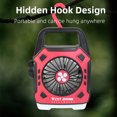 thumbnail image 4 of Multifunctional Camping Fan Outdoor Portable Light Quick Recharge Hand Light Electric Fan For Hiking Fishing, 4 of 8