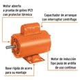 thumbnail image 2 of Motor eléctrico monofásico de 1/2 HP, alta velocidad, Truper TRUPER MOE-1/2A, 2 of 3