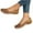 Brown, variant on UTTOASFAY Sandals for Women Woman Summer Fashion Casual Sandals Casual Flat Solid Color Loophole Shoes Brown 9