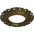 thumbnail image 3 of Ekena Millwork 13 1/4"OD x 6 5/8"ID x 1 1/8"P Orrington Ceiling Medallion (Fits Canopies up to 6 5/8"), Hand-Painted Brass, 3 of 5