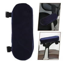Supvox 2Pcs Soft Dark Blue Arm Rest Cushions for Home Chairs Suitable for Office Gaming and Use