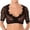 A#Black57, variant on XIAOCHA Womens Lace V Neck Shrug Short Sleeve Cropped Shrugs Oktoberfest Party Bolero Top