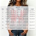 thumbnail image 3 of HOMBOM Womens Fall T Shirts Daily Crewneck Halloween Cute Breathable 3/4 Sleeve Graphic Print Pullover for Women Classy Tops,M, 3 of 6