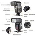 thumbnail image 3 of Lámpara flash Godox TT520II Universal en la cámara Flash electrónico Speedlite + AT-16 2,4G inalámbrico disparador transmisor guía número 33 S1 S2 modos reemplazo para Canon Nikon Pentax Godox Lámpara flash, 3 of 7