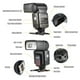 thumbnail image 3 of Lámpara flash Godox TT520II Universal en la cámara Flash electrónico Speedlite + AT-16 2,4G inalámbrico disparador transmisor guía número 33 S1 S2 modos reemplazo para Canon Nikon Pentax Godox Lámpara flash, 3 of 7