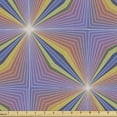 thumbnail image 1 of Geometrical Sofa Upholstery Fabric by the Yard, Colorful Jumble Square Forms Optical Illusion Burst Ray Stripes Quirky Pattern, Decorative Fabric for DIY and Home Accents, Multicolor by Ambesonne, 1 of 5