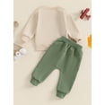 thumbnail image 5 of Nygoyerh Little Boys Fall Outfit 6M 12M 18M 2T 3T 4T Letter Print Playwear Crew Neck Long Sleeve Tops +  Pants Set Toddler Sets Baby Clothing, 5 of 7