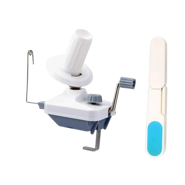 Bobinadora de hilo con manivela, silenciosa, fácil de instalar, ligera, herramienta para manualidades, bobinadora de ovillos de hilo para uso doméstic