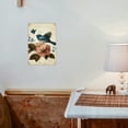 thumbnail image 3 of Charming Bluebird with Hydrangea Iron Plate-8X12 Inches Choice Home, Bedroom, Living Room, Courtyard Decoration Flower Shop, Club, 3 of 8