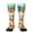 2 Black-2, variant on construction road work landscape Knee Socks, High Socks Long Stretchy Sock Women Knee High Stocking, Long Socks for Women