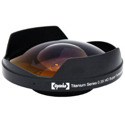 Opteka Titanium Series 52mm 0.3X HD Ultra Fisheye Lens for Sony DCR-TRV900,  DCR-VX1000, DSR-200 and DSR-PD100 Video Camcorders