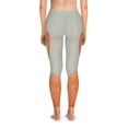 thumbnail image 4 of 'Painted Flamingo' Stretchy Leggings (AOP), 4 of 6