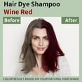 thumbnail image 2 of 2 Pack Burgandy Hair Dye Shampoo 3 in 1, Instant Hair Color Shampoo Changes Hair Color Women & Men, Easy To Use & Lasts 3-4 Weeks & All Hair Types, 16.9 fl.oz, 2 of 7