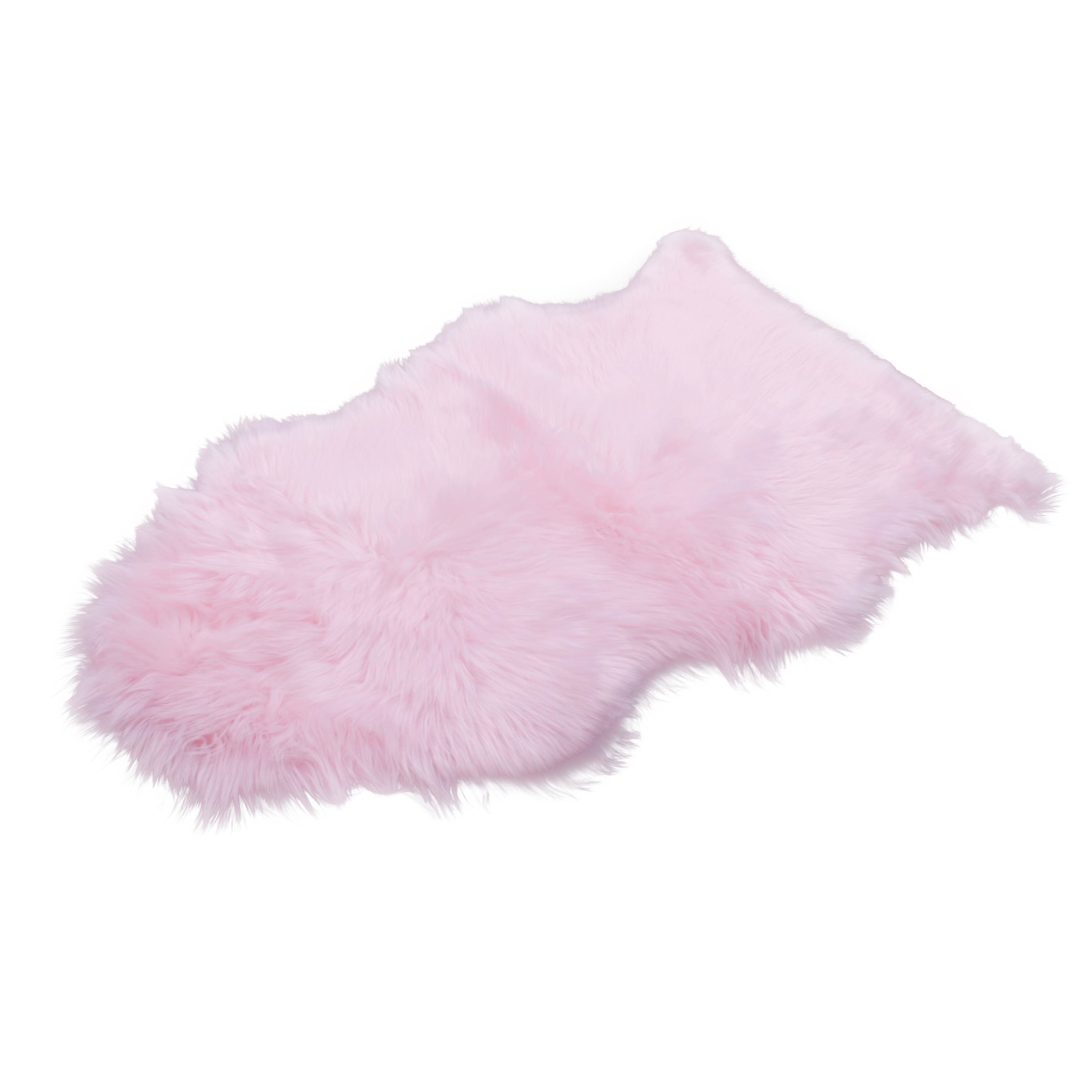Faux Fur Area Rug Luxuriously Soft and Eco Friendly 2' X 3' Pink