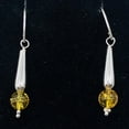 thumbnail image 3 of Amber Sterling Silver Bead Earrings | 1 1/2" Long | Yellow | 1 Pair |, 3 of 11