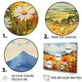 thumbnail image 3 of Designart "Enchanting Mountain Wildflowers I" Wildflowers Floater Framed Wall Art Living Room, 3 of 5