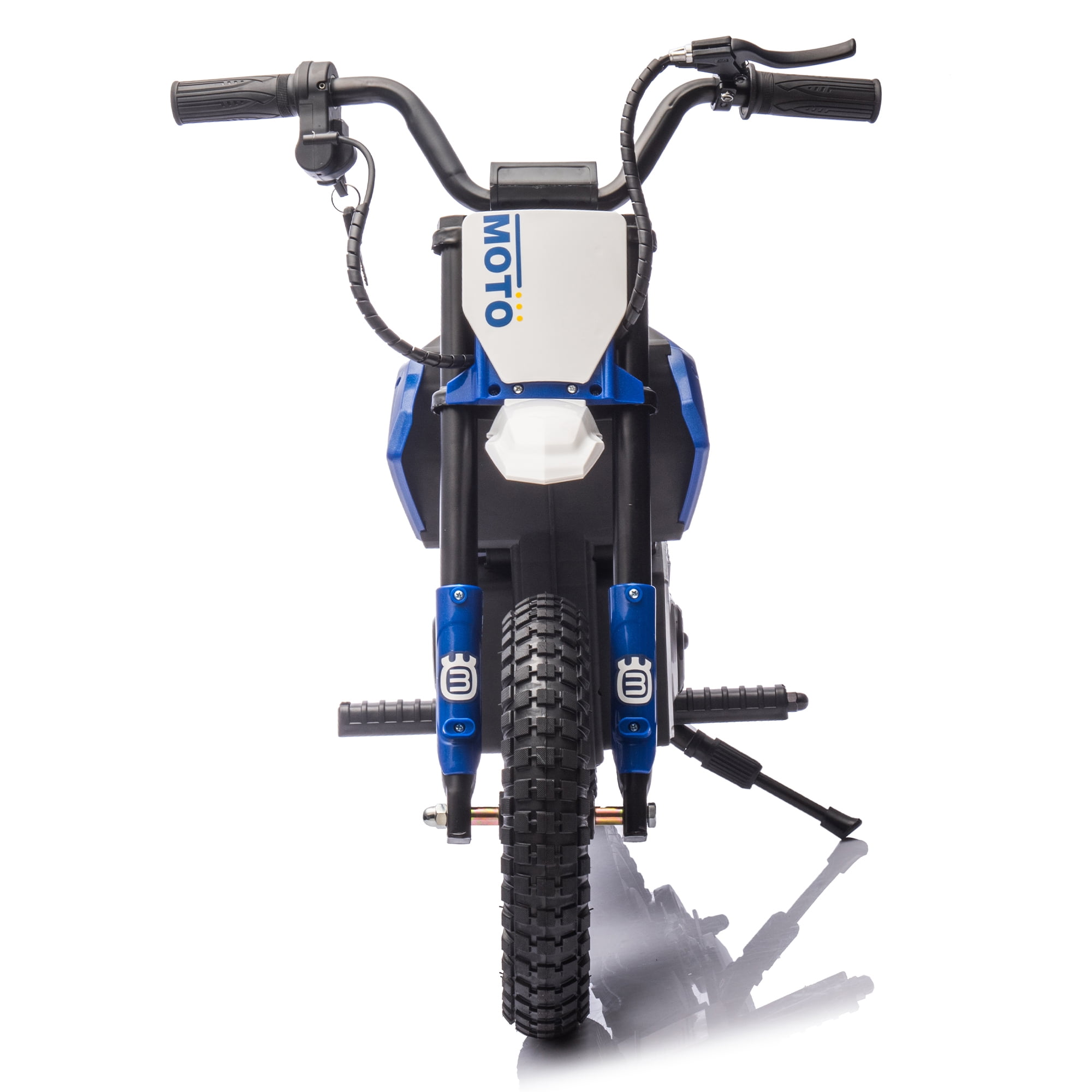 SaveJoy 24V Kids Electric Motorcycle, 200W High-Speed Motor, Ride on Toys for toddlers 5-15, Blue