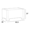 thumbnail image 4 of Sala Jardín Dakota Rattan Merkatari para uso Exterior Gris para 5 personas Merkatari SALA PARA PATIO IMITACIÓN RATÁN, 4 of 4