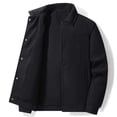 thumbnail image 5 of Corduroy Jacket Men Long Sleeve Loose Casual Button Down Collared Coat with Pockets Fall Winter Outerwear, 5 of 5