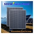 Folding solar panels 500W 12V Polycrystalline Silicon Solar Charging Panel Kit Outdoor Home Portable Charger Solar charger