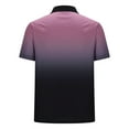 thumbnail image 4 of ameIAEA Men's Summer Short Sleeve Casual 3 Button T-Shirts Basic Golf Work Tees Tops with Pocket, 4 of 5