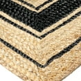 thumbnail image 5 of Natural Jute Racetrack Rug, Oso, 5 of 11