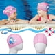 thumbnail image 2 of gorros de natación para niños, bebés, niños y niñas, gorro de baño impermeable para niños de largo y corto tiempo., 2 of 3