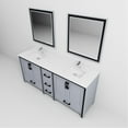 thumbnail image 6 of Dark Grey Double Bath Vanity 80 In. X 22 D With Marble Top, Faucet, 30 Mirrors - Scratch And Stain For Bathroom Durability Faucet ,, 6 of 6