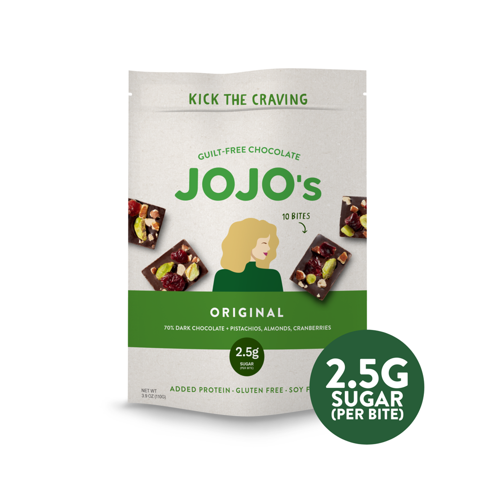JOJO's Chocolate Original 70 Dark Chocolate Bites with Almond