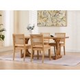 thumbnail image 4 of Dining Chairs Set of 2, Modern Farmhouse Dining Chair with Cane Back, LEGAHOME Upholstered Kitchen Chair, Wood Side Chair for Kitchen Dining Room, Tan, 4 of 8