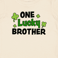 thumbnail image 4 of Inktastic One Lucky Brother with Shamrocks Boys Baby T-Shirt, 4 of 5