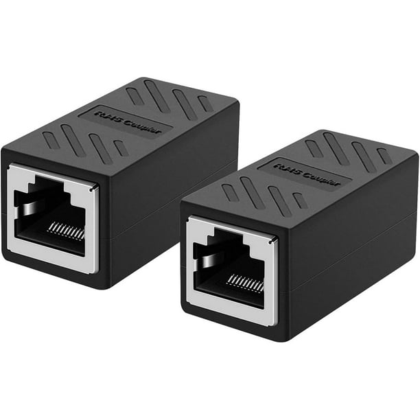 RJ45 Coupler Female to Female Coupler 2 Pack inLine Coupler
