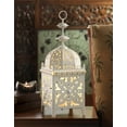 thumbnail image 2 of WHITE MEDALLION TABLE LAMP, 2 of 3