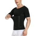 thumbnail image 4 of MISS MOLY Men Body Shaper Slimming Compression Shirts Tummy Control Tank Top Belly Slimmer Underwear, 4 of 6
