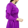 thumbnail image 6 of Bimba Women's Cotton Smocked Waist Long Casual Maxi Dress, 6 of 7