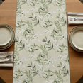 thumbnail image 5 of Table Runners 70 Inches Long Dress Scarves, Green Eucalyptus Leaves Farmhouse Coffee/Dining/Kitchen Table Decor, Holiday Table Runner, Spring Watercolor Plant Textured 13x70 Inch, 5 of 9