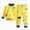 T137-Yellow, variant on 3-4 Years Child Baby Girl Outfits Toddler Long Sleeves Print Pullover Two Piece Set with Long Pants Fall Winter Casual Clothing Girls Blue Tracksuit