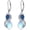 London Blue, variant on Valentine Moonstone Earrings 925 Sterling Silver Vintage Dangle Teardrop Leverback Earrings with 12 Months Birthstone Anniversary Birthday Jewelry Gifts for Women Her