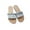 Beige, variant on Fesfesfes Womens Slides Size 8 Womens Summer Fashion Flat Bottom Rhinestone Beach Sandals And Slippers 7.5(40)