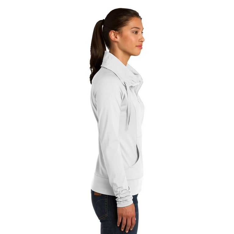 Sport Tek Ladies Sport Wick Stretch Full Zip Jacket. LST852