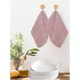 thumbnail image 2 of Vintage Nude Pink Kitchen Dish Towels for Drying Dishes Set of 4, Farmhouse Retro Solid Color Linen Texture Waffle Weave Microfiber Hand Tea Bathroom Towels Quick Dry & Absorbent Towel 12x12, 2 of 7
