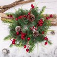 thumbnail image 4 of 12inch Wall Hanging Christmas Wreath Xmas Party Door Home Tree Garland Ornament Decor, 4 of 9