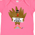 thumbnail image 4 of Inktastic Turkey holding a sign says Eat Pizza Boys or Girls Baby Bodysuit, 4 of 5