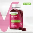 Beet Root Gummies 4000mg Plus Tart Cherry Nitric Oxide Circulation Gummies Blood Pressure