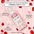 thumbnail image 5 of Grace & Stella Rose Spray 240 ml, for skin hydration and toning, Rose water with Hyaluronic acid, alcohol free., 5 of 8