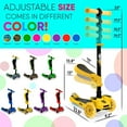 thumbnail image 6 of Hurtle Fitness HURFS49Y - ScootKid 3-Wheel Kids Scooter - Child & Toddler Toy Scooter with Built-in LED Wheel Lights, Fold-Out Comfort Seat (Ages 1+) Yellow, 6 of 8