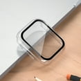 thumbnail image 4 of Case for Apple Watch Series 9/8/7/SE 2 45mm All-Around Screen Protector Case, Tempered Glass Screen Protector Case Ultra-Thin for iWatch 45mm Protection Cover - Silver, 4 of 5