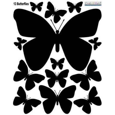 peel decals butterfly stick stickers decor