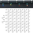 thumbnail image 1 of Seyotauo 50 Pcs Gutter Clips for Hanging Outdoor Lights Aluminum Gutter Hooks Weatherproof Christmas String Light Hangers for Holiday Halloween Xmas Decoration (Silver), 1 of 9